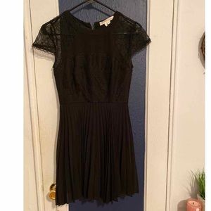 BCBGeneration Black Lace/Chiffon Dress
